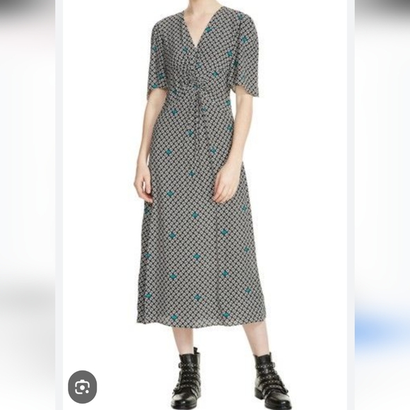 Maje Patterned Dress - Picture 3 of 13